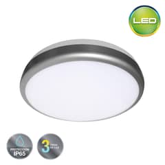 LIGHTECH - Plafon Led Aro 30W 30cm IP65 Silver Luz Blanca
