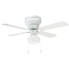 JUST HOME COLLECTION - Ventilador de Techo Ismay 1L 4Asp Bco 45 W
