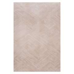 JUST HOME COLLECTION - Alfombra Rectangular Beige Siroc Diagonal