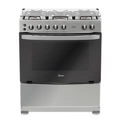 MIDEA - Cocina a Gas 5 Hornillas MCGE30CT6GTCI Inox