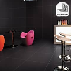 RIKEN - Porcelanato Super Negro Liso 60X60cm 1.44m2