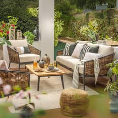 JUST HOME COLLECTION - Juego de Living de Terraza 5 Personas Córdova