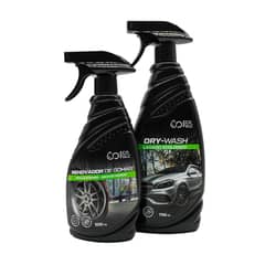 ECO-FULL - Kit de Limpieza para Auto Renovador de Gomas 500 ml + Dry Wash 750 ml