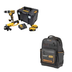DEWALT - Taladro Percutor 1/2" + Esmeril 4-1/2" Inalámbricos DCK209P2T + Mochila Mclaren F1 Team Pro