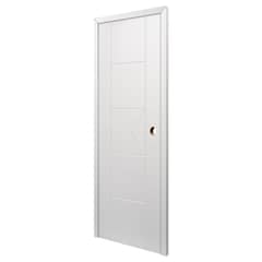 ARES - Puerta Interior Combo (Marco+Bisagras+Kit de Instalación) Sahara 90x207cm Blanco