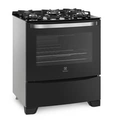 ELECTROLUX - Cocina a Gas 5 Hornillas 76GS Negro
