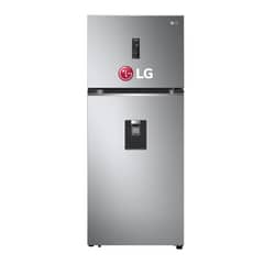 LG - Refrigeradora GT37SGP 374L Door Cooling Top Freezer Plateado