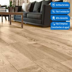 DECOKASA - Piso SPC Pino Marrón 5.5mm 122x18cm 2.196m2
