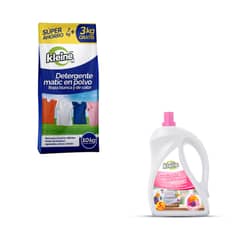 KLEINE WOLKE - Detergente Matic En Polvo Kleine 10Kg + Suavizante Floral Primaveral 5 Litros