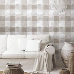 ROOMMATES DECOR - Papel Tapiz Plaid