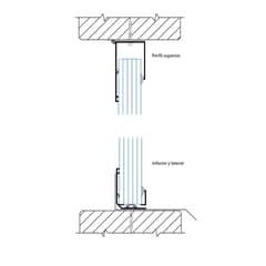 POLYARQ - Sistema Polywall: Perfil Inferior 30Mm X 6.00 M (Painf3040X)Para Fachada De Policarbonato