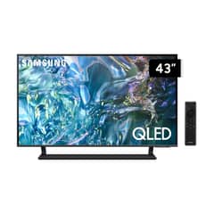 SAMSUNG - Televisor 43" QLED 4K Q65D Tizen Titan Gray