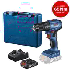 BOSCH - Taladro percutor GSB 185-LI 18V + 1 Batería 18V GBA 2.0Ah + Maletín de plástico
