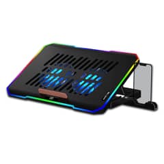 MICRONICS - Cooler Ventilador para Laptop MIC Aboom LED