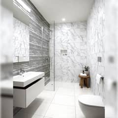 GALA - Cerámica Marmolizado Bianco Apuano 30x60cm 1.44m2