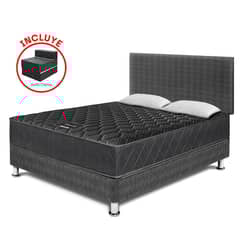 PARAISO - Dormitorio Majestic Black 2 Plazas + Sofa Cama