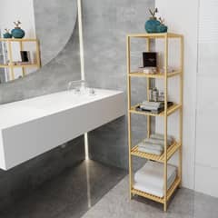 JUST HOME COLLECTION - Estante Bambú 5 Niveles Natural 20 kg