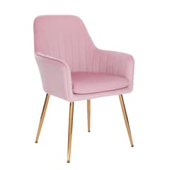 JUST HOME COLLECTION - Silla Jaca Velvet Rosada
