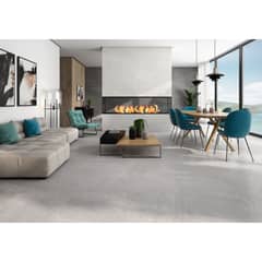 HALCON - Porcelanato Gris Cementicio 60x120cm 1.44m2