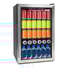 IGLOO - Frigobar con Vitrina 90 Lt IBC41FNSS Acero Inox
