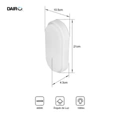JUST HOME COLLECTION - Tortuga Exterior LED 14W 4000K Blanco