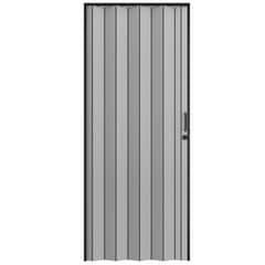 HOGGAN - Puerta Plegable Mila 90X200 cm Lino Gris