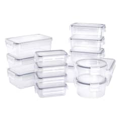 JUST HOME COLLECTION - Set de Tapers de Plástico 26 Piezas
