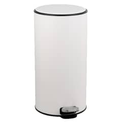 JUST HOME COLLECTION - Basurero Pedal 30lts Blanco Kleine