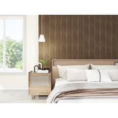 HOLZTEK - WallPanel Poliestireno Café 30.4x240 cm 0.72m2 Micro Oscuro