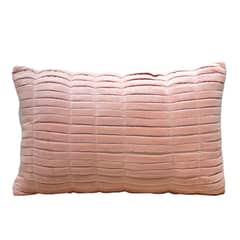 JUST HOME COLLECTION - Cojín Velvet 30x50cm Rosado