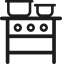 Cocina icono