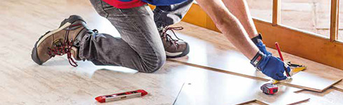 Instalación de piso laminado incluido complementos X 1m2