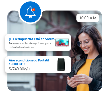 notificaciones app-sodimac