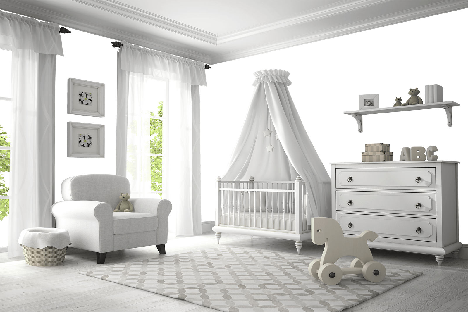 objetos de habitacion de bebe