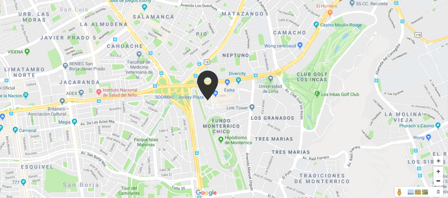 Mapa del evento
