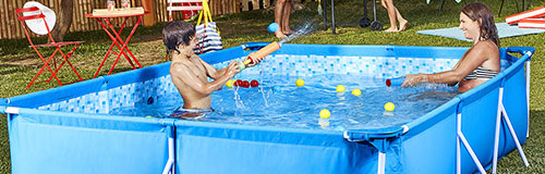 Armado de piscina estructurada + bomba